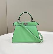 Kitlife Fendi Peekaboo ISeeU Small Bag Green 20x11x15cm  - 1