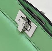 Kitlife Fendi Peekaboo ISeeU Small Bag Green 20x11x15cm  - 5