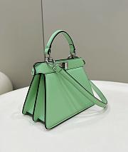 Kitlife Fendi Peekaboo ISeeU Small Bag Green 20x11x15cm  - 2
