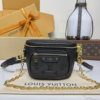 Kitlife Louis Vuitton Mini Bumbag Black M46917 17x12x9.5cm