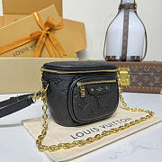 Kitlife Louis Vuitton Mini Bumbag Black M46917 17x12x9.5cm - 6
