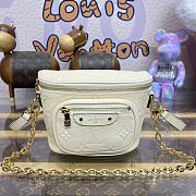 Kitlife Louis Vuitton Mini Bumbag Cream M83275 17x12x9.5cm  - 1