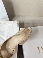 Kitlife Dior Bow Heeled Slingback Sandals Beige  - 3