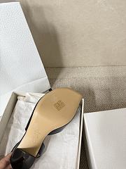Kitlife Dior Bow Heeled Slingback Sandals Black - 6