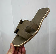 Kitlife Hermes 25 Oasis Oran Sandals Green Olive - 5