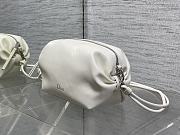 Kitlife Dior Bow Pouch White 20x11x8cm - 3