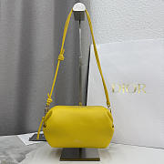Kitlife Dior Bow Pouch Yellow 20x11x8cm - 1