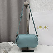 Kitlife Dior Bow Pouch Blue 20x11x8cm - 1