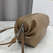 Kitlife Dior Bow Pouch Brown 20x11x8cm - 3