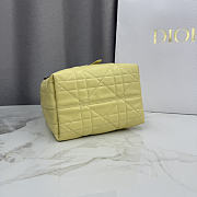 Kitlife Dior Small Toujours Vertical Tote Bag Yellow 16×18×12cm - 3