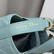 Kitlife Dior Small Toujours Vertical Tote Bag Blue 16×18×12cm - 4