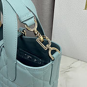 Kitlife Dior Small Toujours Vertical Tote Bag Blue 16×18×12cm - 3
