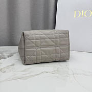 Kitlife Dior Small Toujours Vertical Tote Bag Gray 16×18×12cm  - 6