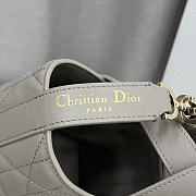 Kitlife Dior Small Toujours Vertical Tote Bag Gray 16×18×12cm  - 3