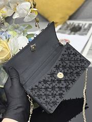 Kitlife Dior Miss Embroidered Beaded Black Chain Bag M0997 21x11.5x4cm  - 5