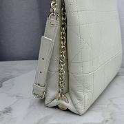 Kitlife Dior Trianon Bag with Chain White 25x21x7cm - 6