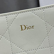 Kitlife Dior Trianon Bag with Chain White 25x21x7cm - 2
