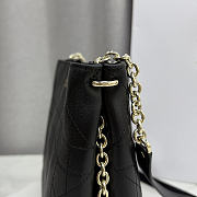 Kitlife Dior Trianon Bag with Chain Black 25x21x7cm - 4