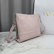 Kitlife Dior Trianon Bag with Chain Pink 25x21x7cm - 4