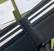 Kitlife Gucci Microguccissima Bi-Fold Wallet Black 10x9x2cm - 2
