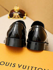 Kitlife Louis Vuitton Men Casual Black Leather Shoes  - 3