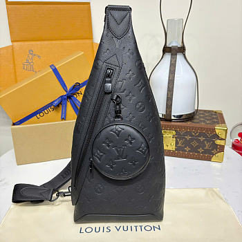 Kitlife Louis Vuitton Duo Slingbag Black M21890 20x42x6cm