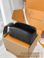 Kitlife Louis Vuitton Dopp Kit Bag Black M12645 28x15x16.5cm - 3