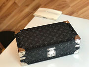Kitlife Louis Vuitton Coffret Blue 8 Watch Case Monogram Canvas Black M4700B 34x18x11cm - 2