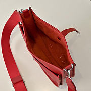 Kitlife Hermes Clemence Evelyne PM Bag Red 29x30x8cm - 6