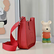 Kitlife Hermes Clemence Evelyne PM Bag Red 29x30x8cm - 5