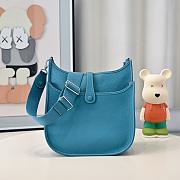 Kitlife Hermes Clemence Evelyne PM Bag Blue 29x30x8cm - 5