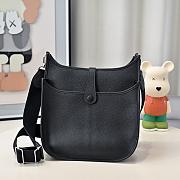 Kitlife Hermes Clemence Evelyne PM Bag Black 29x30x8cm - 3