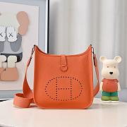 Kitlife Hermes Clemence Evelyne PM Bag Orange 29x30x8cm - 1