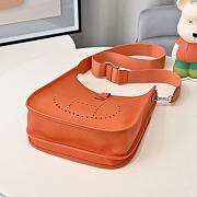 Kitlife Hermes Clemence Evelyne PM Bag Orange 29x30x8cm - 3