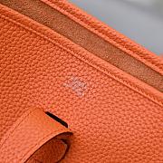 Kitlife Hermes Clemence Evelyne PM Bag Orange 29x30x8cm - 4