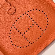 Kitlife Hermes Clemence Evelyne PM Bag Orange 29x30x8cm - 6