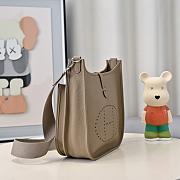 Kitlife Hermes Clemence Evelyne PM Bag Grey 29x30x8cm - 6