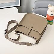 Kitlife Hermes Clemence Evelyne PM Bag Grey 29x30x8cm - 4