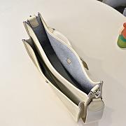 Kitlife Hermes Clemence Evelyne PM Bag White 29x30x8cm - 4