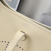 Kitlife Hermes Clemence Evelyne PM Bag White 29x30x8cm - 3