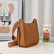 Kitlife Hermes Clemence Evelyne PM Bag Brown 29x30x8cm - 6