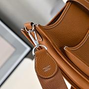 Kitlife Hermes Clemence Evelyne PM Bag Brown 29x30x8cm - 4