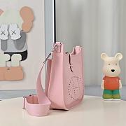 Kitlife Hermes Clemence Evelyne PM Bag Pink 29x30x8cm - 6
