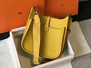 Kitlife Hermes Clemence Evelyne PM Bag Yellow 29x30x8cm - 6