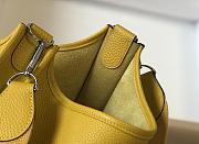 Kitlife Hermes Clemence Evelyne PM Bag Yellow 29x30x8cm - 4