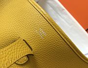 Kitlife Hermes Clemence Evelyne PM Bag Yellow 29x30x8cm - 3