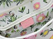Kitlife Dior Saddle Bag White Multicolor Daisy Garden Embroidery with Dior Médaillon 24×16×18cm - 5
