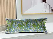 Kitlife Dior Medium Book Tote with Strap Multicolor Lily of the Valley Embroidery with Dior Médaillon 36x27.5x16.5cm - 4