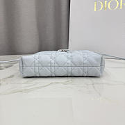 Kitlife Dior Adiorable Mini Bucket Bag Light Blue Cannage Lambskin 20x22x5.5cm - 6