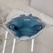 Kitlife Dior Adiorable Mini Bucket Bag Light Blue Cannage Lambskin 20x22x5.5cm - 5